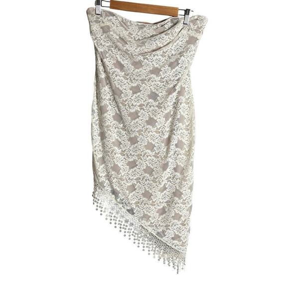 LOBA Arlet Midi Dress Ivory Size L - Picture 5 of 7